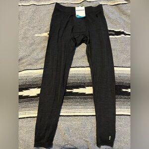 Smartwool 250 merino wool base layer bottoms charcoal heather medium NWT